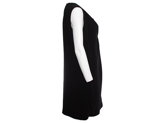Céline Vestido negro drapeado Celine - vista 3