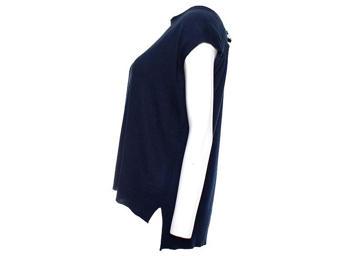 Blusa azul Diane Von Furstenberg com laço - vista 4