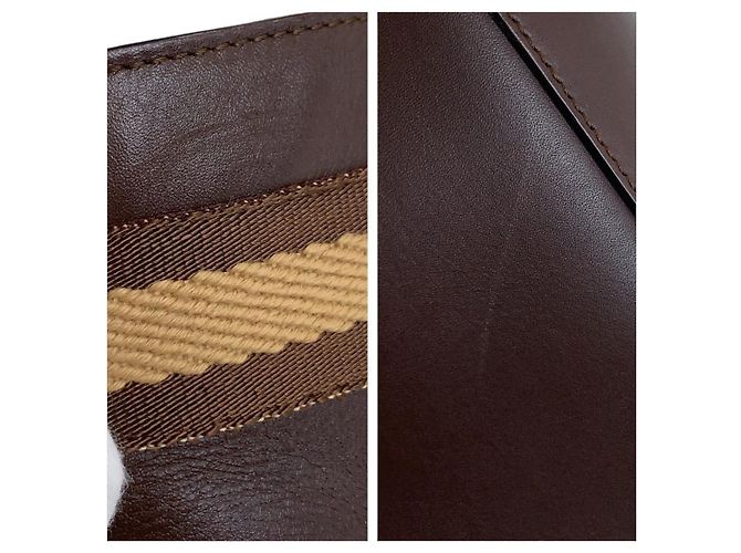 Gucci Leder Tragetasche Braun - Ansicht 6