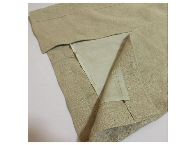 Autre Marque Falda de lino Whim Gazette Beige - vista 6