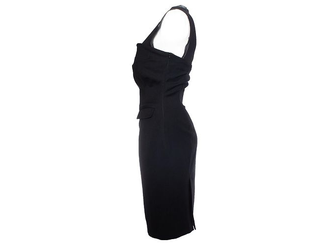 Schwarzes Bleistiftkleid Dsquared2 - Ansicht 4