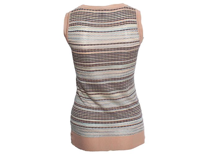 Canotta a righe Missoni Marrone Carne - vista 2