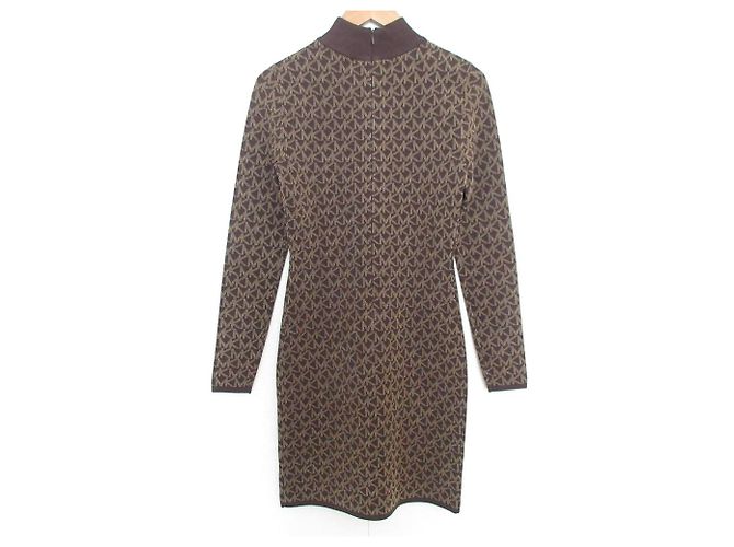 MK Signature Strickkleid von Michael Michael Kors Braun - Ansicht 2