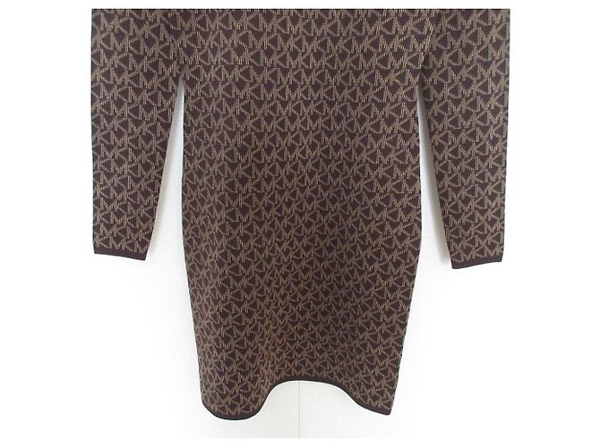 MK Signature Strickkleid von Michael Michael Kors Braun - Ansicht 5