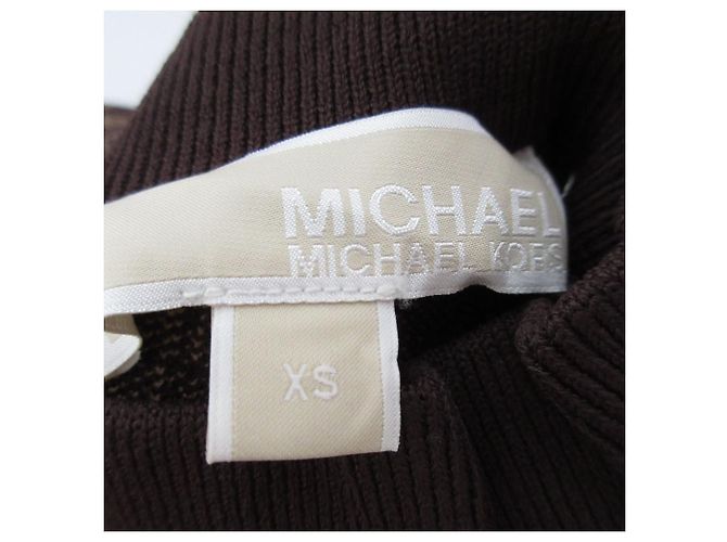 MK Signature Strickkleid von Michael Michael Kors Braun - Ansicht 6