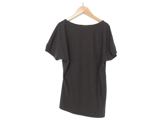 Autre Marque Top de mezcla de lino Dries Van Noten Gris Gris antracita - vista 2
