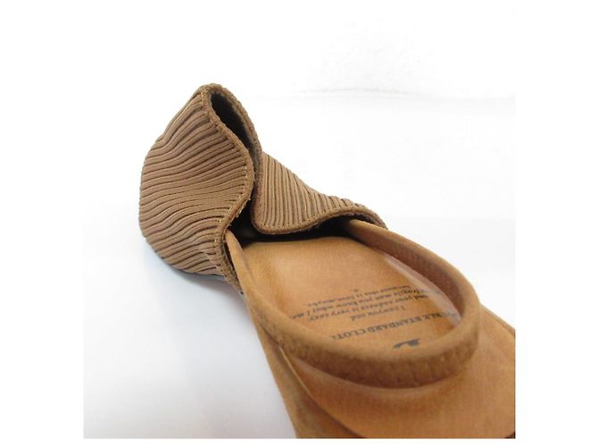 Autre Marque Sandali in maglia a coste Double Standard Clothing Marrone Cammello - vista 7