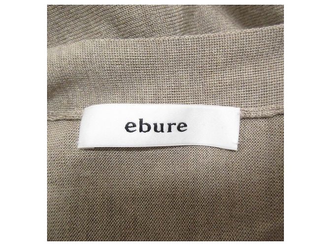 Autre Marque Cardigan lungo in seta e cashmere ebure Beige - vista 7
