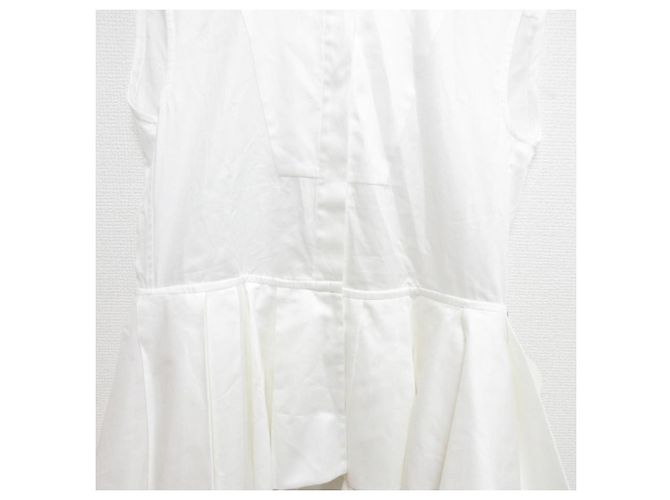 Autre Marque Camisa sin mangas Peplum Cygne Blanco - vista 4
