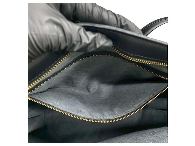 Borsa 2 in 1 Saint Jacques in pelle Epi Louis Vuitton Nero - vista 10