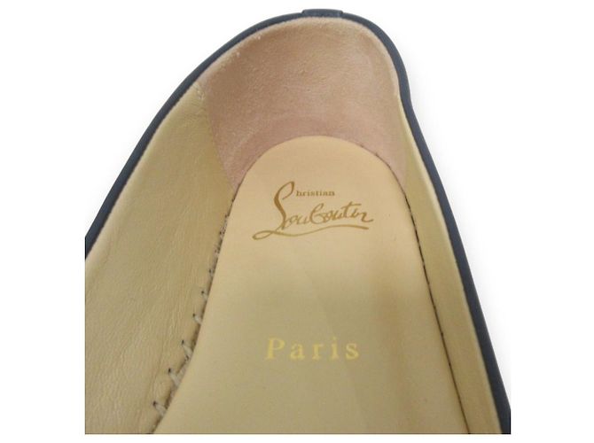 Espadrillas Piane Spike Studs Christian Louboutin Blu - vista 7