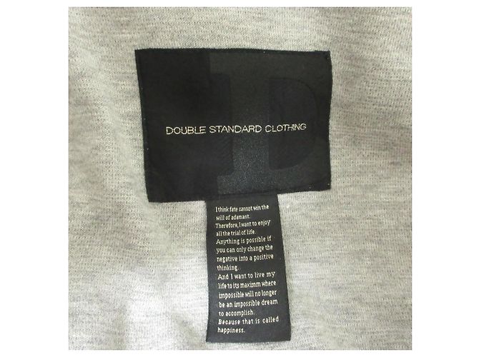 Autre Marque Chaqueta con capucha DOUBLE STANDARD CLOTHING Gris - vista 3