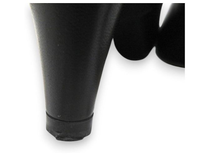 Prada Crossband Leder Pumps Schwarz - Ansicht 8