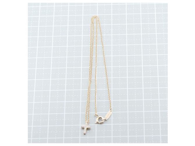 Tiffany & Co Collana Tiffany Metro Cross Au750 Rosa - vista 6