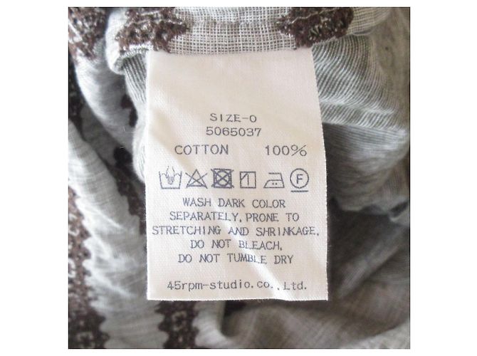Autre Marque 45R Hake-me Cutwork Tenjiku Kleid Grau - Ansicht 7