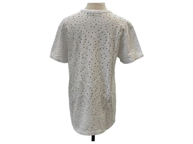 Camiseta de algodón con bordado y corte de Polo Ralph Lauren Blanco - vista 3