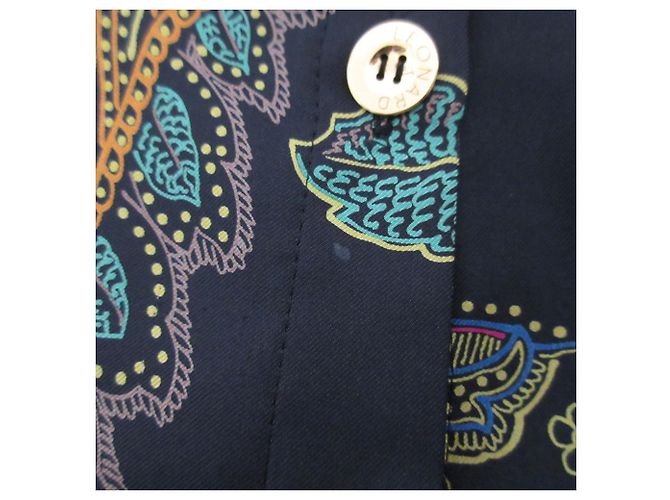 Autre Marque Camisa de seda estampada LEONARD Multicolor - vista 13