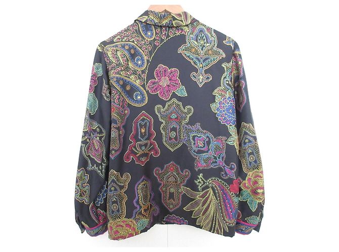 Autre Marque Camisa de seda estampada LEONARD Multicolor - vista 2