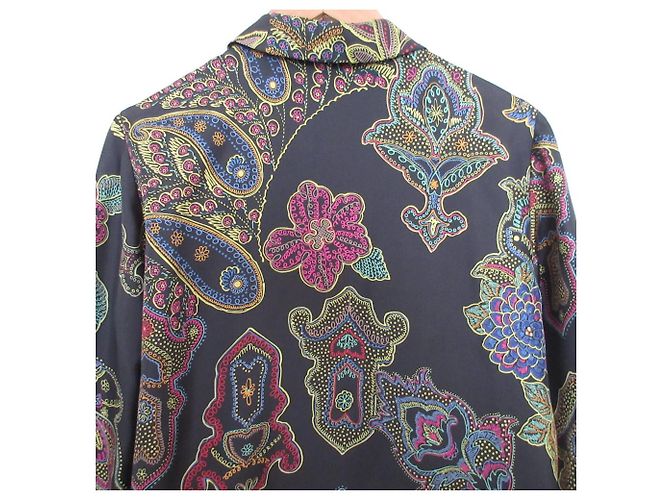 Autre Marque Camisa de seda estampada LEONARD Multicolor - vista 4