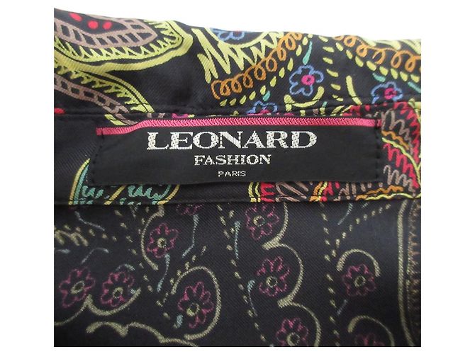 Autre Marque Camisa de seda estampada LEONARD Multicolor - vista 9