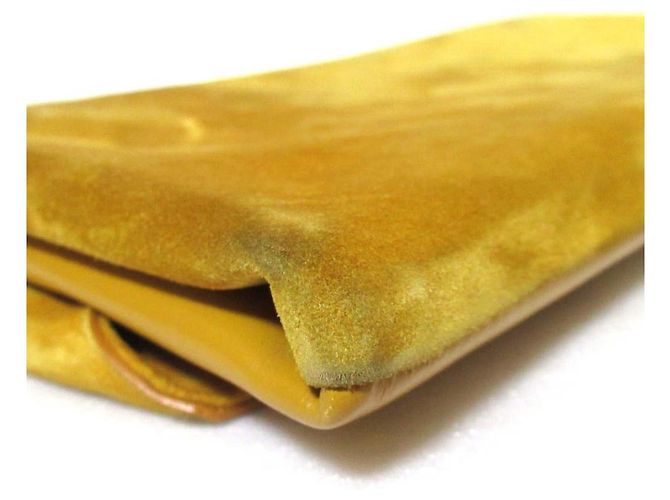 Borsa a spalla 2 in 1 in pelle scamosciata Roger Vivier Giallo Senape - vista 9