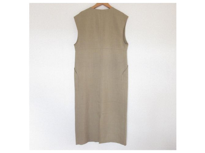 Autre Marque Vestido Gilet de Lino Fredy Emue Beige - vista 2