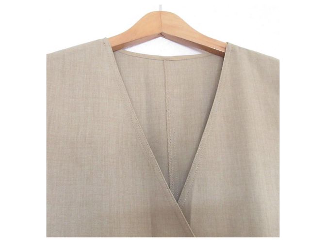 Autre Marque Vestido Gilet de Lino Fredy Emue Beige - vista 3