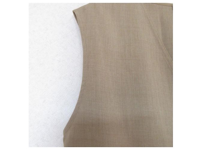 Autre Marque Vestido Gilet de Lino Fredy Emue Beige - vista 4