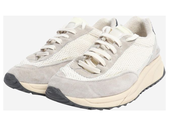 Common Projects Baskets tissées en daim gris - taille EU 39 (UK 6) - vue 2