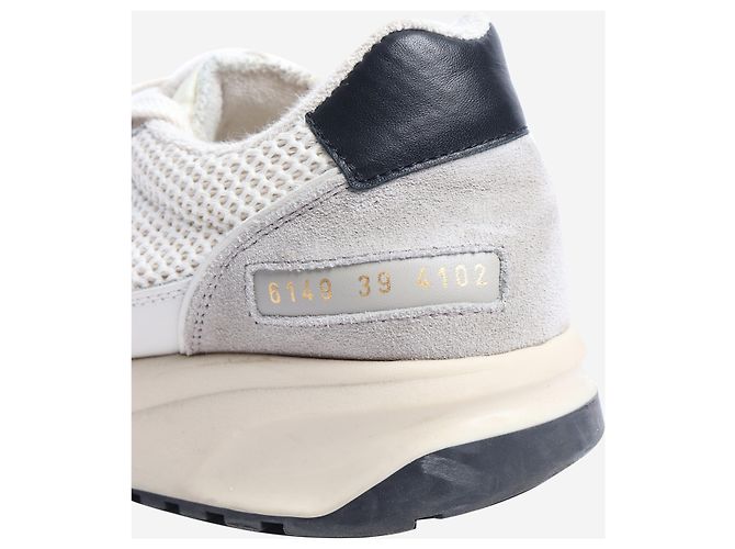 Common Projects Baskets tissées en daim gris - taille EU 39 (UK 6) - vue 3