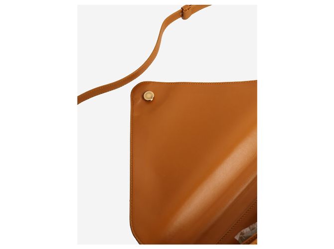 Bottega Veneta Borsa a tracolla gialla a forma di busta - vista 6