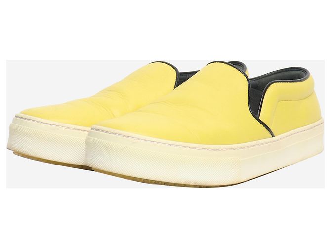 Céline Gelbe Leder-Slipper - Größe EU 38 (UK 5) - Ansicht 2