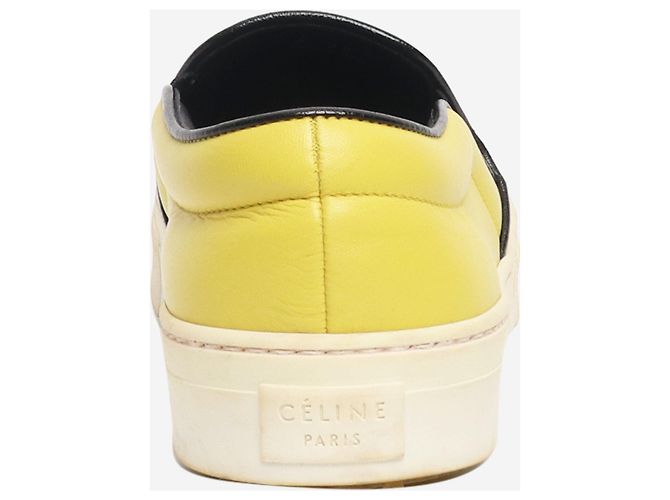 Céline Gelbe Leder-Slipper - Größe EU 38 (UK 5) - Ansicht 3