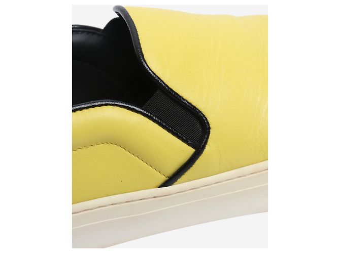 Céline Gelbe Leder-Slipper - Größe EU 38 (UK 5) - Ansicht 4