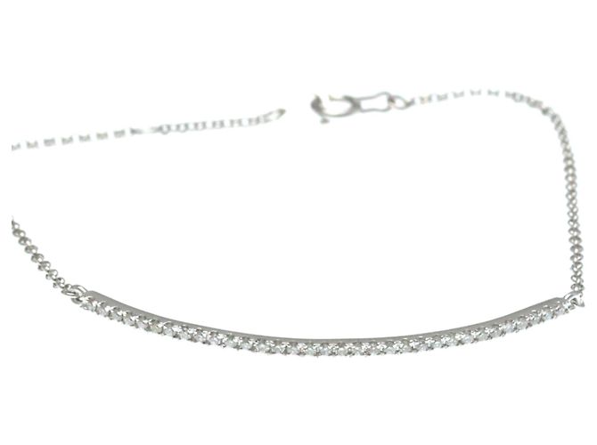 Autre Marque Bracciale in diamante Ponte Vecchio Bar Argento - vista 2