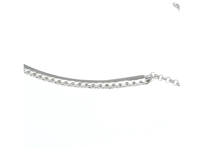 Autre Marque Bracciale in diamante Ponte Vecchio Bar Argento - vista 9