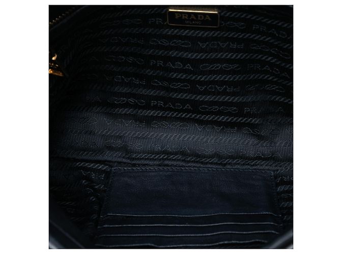 Bolsa transversal Prada em tessuto gaufre azul Azul marinho - vista 4