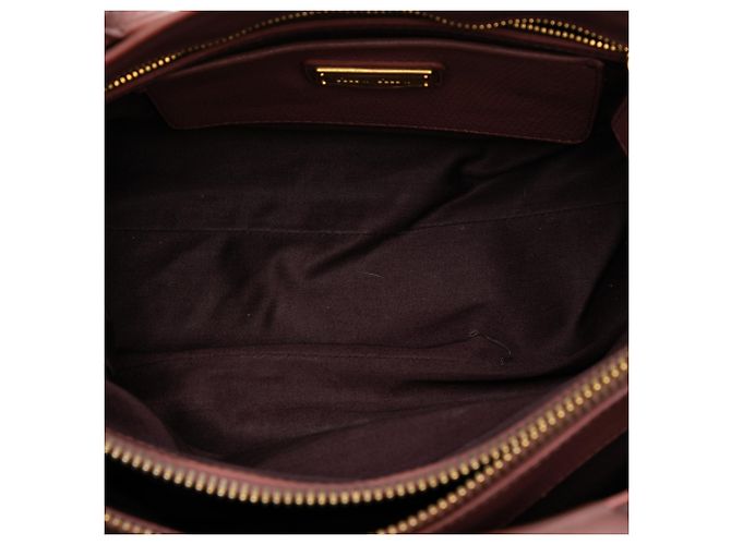 Miu Miu Tote Madras de Couro Marrom - vista 4