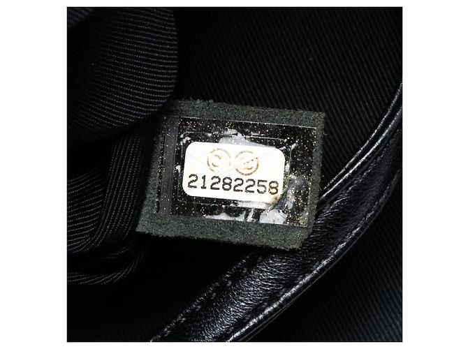 Girl Borsa ragazza Chanel in lana e agnello trapuntato grigio Marrone - vista 6