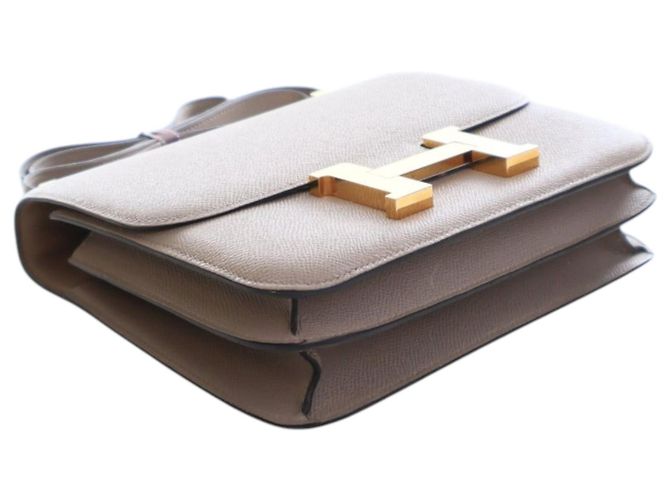 Hermès Constance 24 aus braunem Epsom Taupe - Ansicht 10