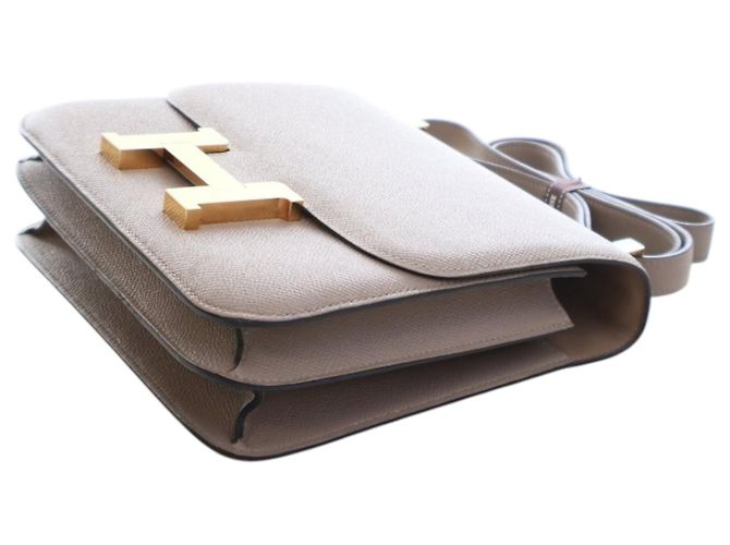 Hermès Constance 24 aus braunem Epsom Taupe - Ansicht 11