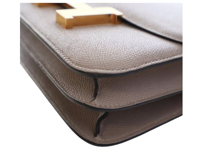 Hermès Constance 24 aus braunem Epsom Taupe - Ansicht 12