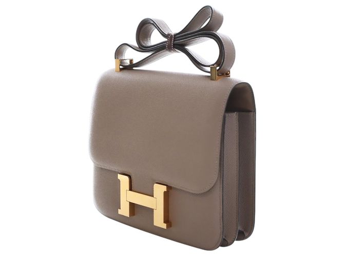 Hermès Constance 24 aus braunem Epsom Taupe - Ansicht 3
