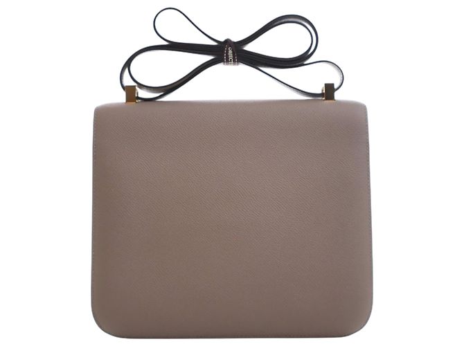Hermès Constance 24 aus braunem Epsom Taupe - Ansicht 4