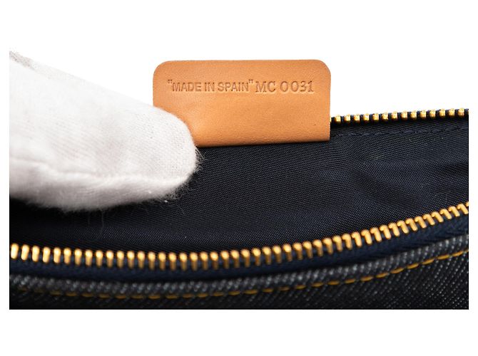Pochette Saddle Mini in Denim Blu Dior Blu navy - vista 6