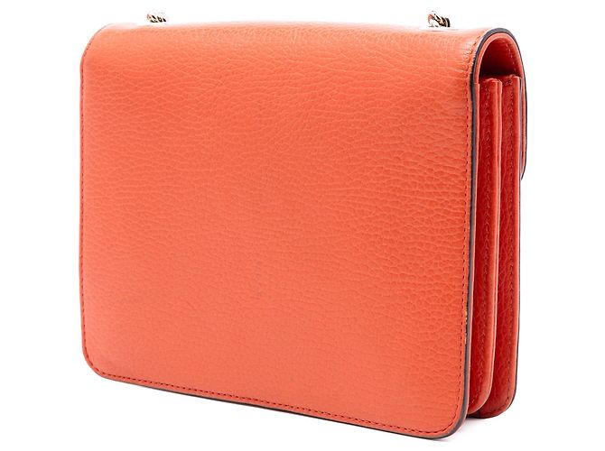 Gucci Naranja Pequeño Dollar de Piel de Ternera Interlocking G Bandolera - vista 2