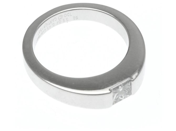 Anello Tank Cartier con Diamanti - vista 10
