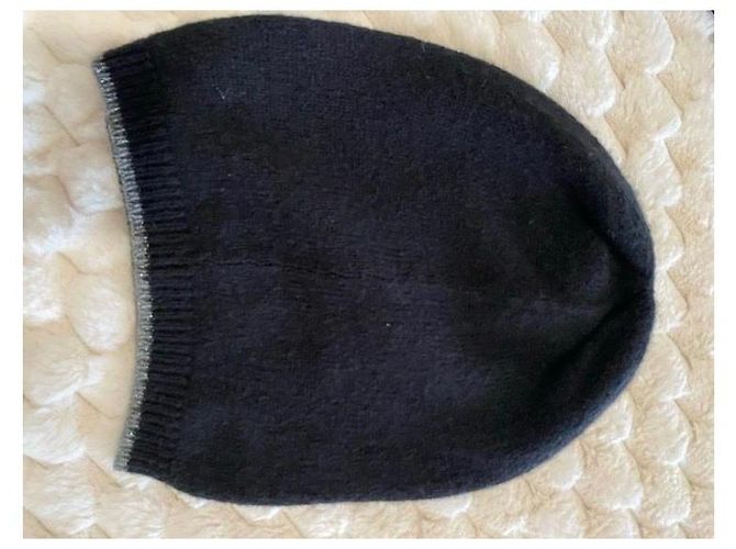 Chanel Kaschmir Mütze schwarz - Ansicht 2