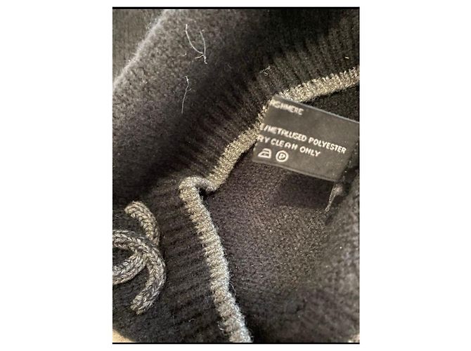 Chanel Kaschmir Mütze schwarz - Ansicht 4
