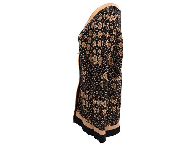 Timeless Chanel Strickmuster Tweed-Cardigan aus mehrfarbiger Wolle Mehrfarben - Ansicht 2